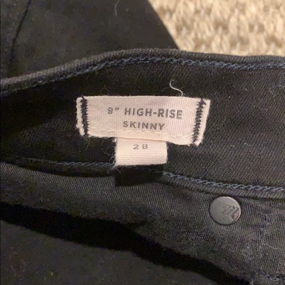 Madewell 9” High-Rise Skinny Size 28 - Picture 5 of 7